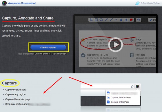 Сервис Awesome Screenshot