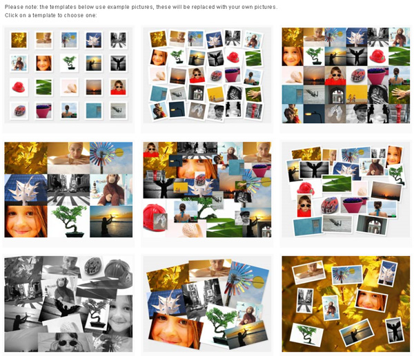 Photovisi - создание коллажа онлайн