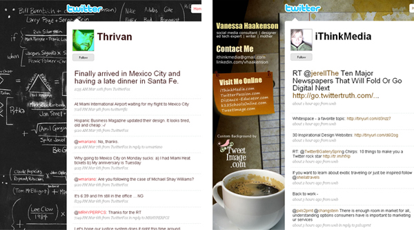 твиттер фон