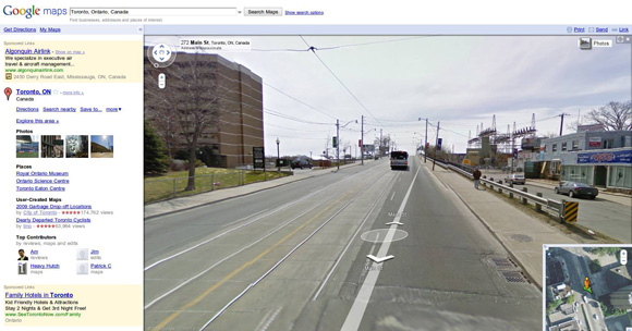 Помощь street view